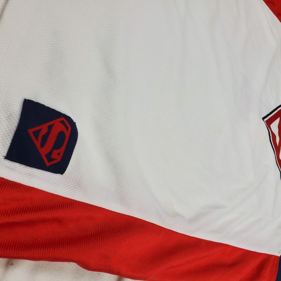 Superman Basketball Jersey Sleeveless Shirt Tank Size Large - Picture 3 of 8